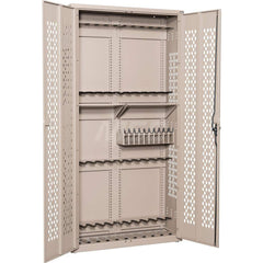 Gun Cabinets & Accessories; Type: Weapon Rack; Width (Inch): 42; Depth (Inch): 15; Height (Inch): 84; Type of Weapon Accomodated: M16; M4; M9; Gun Capacity: 24; Color: Stealth; Battleship Gray; Desert Sand