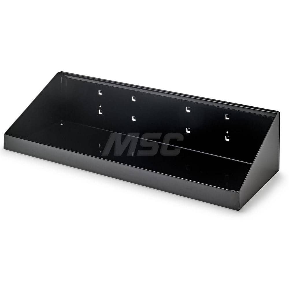 Peg Board Accessories; Type: Pegboard Shelf; For Use With: LocBoard; Color: Black