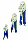 3 Piece - Curve Jaw Cushion Grip Locking Plier Set - All Tool & Supply