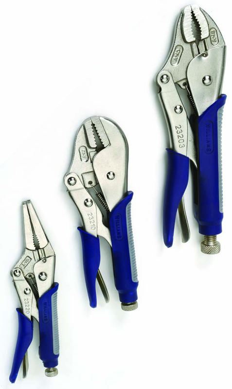 3 Piece - Asst Jaw Cushion Grip Locking Plier Set - All Tool & Supply