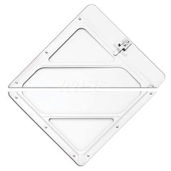 DOT Placards & Holders; Frame Finish: White; Material: Aluminum; Number Of Mounting Holes: 8.000; Material: Aluminum; Width (Decimal Inch): 14