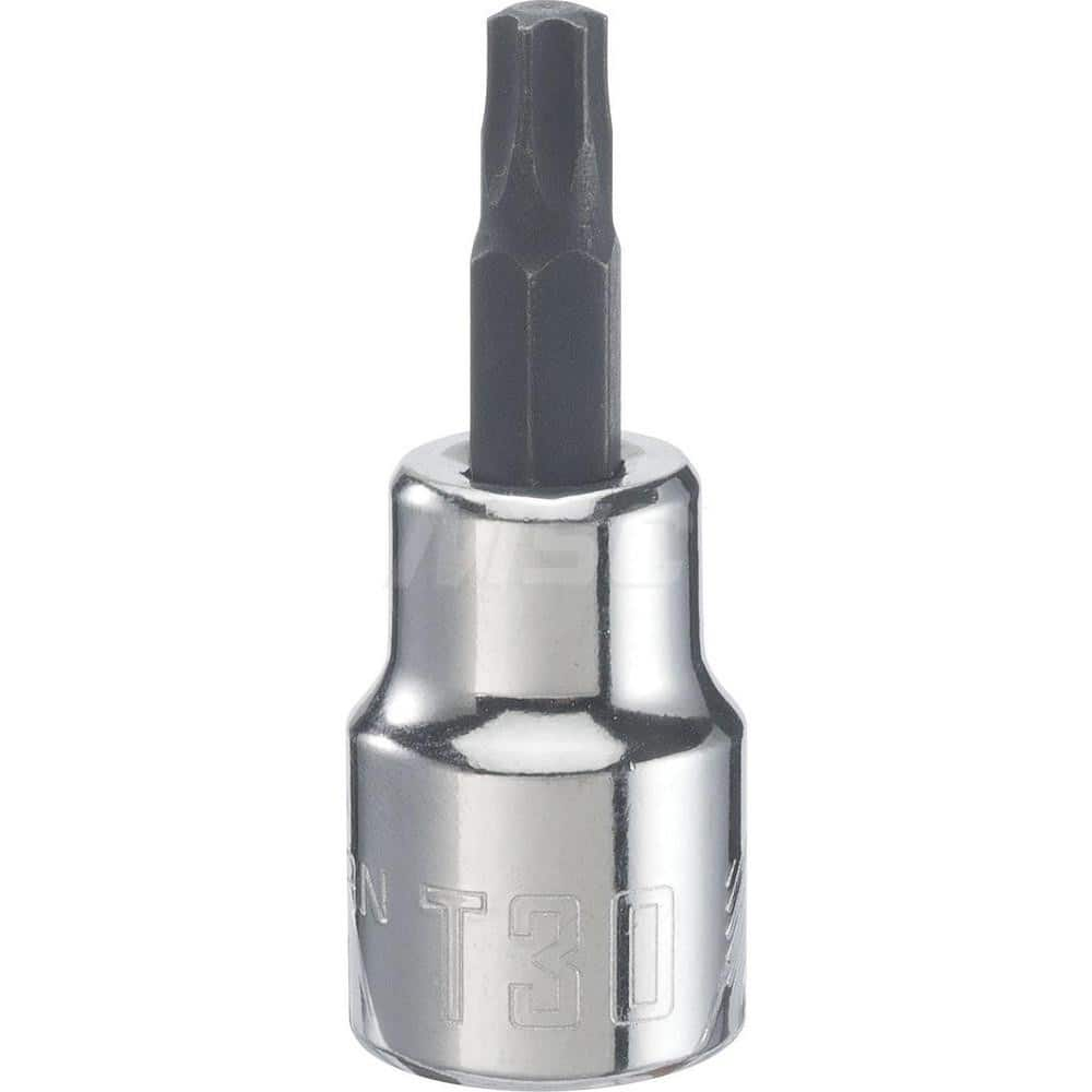 Hand Torx Bit Socket: 3/8″ Drive, T30 Torx Bit 1.9″ OAL