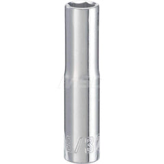 Hand Socket: 1/4″ Drive, 9/32″ Socket, 6-Point Chrome-Plated & Polished