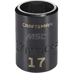 Impact Socket: 1/2″ Drive 6-Point, Black Oxide