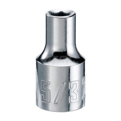 Hand Socket: 1/4″ Drive, 5/32″ Socket, 6-Point Chrome-Plated & Polished