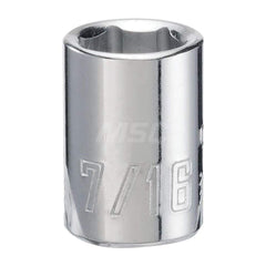 Hand Socket: 3/8″ Drive, 5/16″ Socket, 6-Point Chrome-Plated & Polished