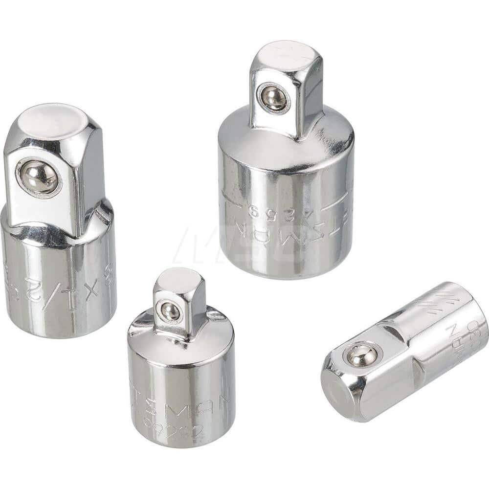 Socket Adapter & Universal Sets; Type: Adapter Set; Adapter Size (Inch): 3/8; Universal Size (Inch): 1/4, 3/8, 1/2; Number of Pieces: 4.000