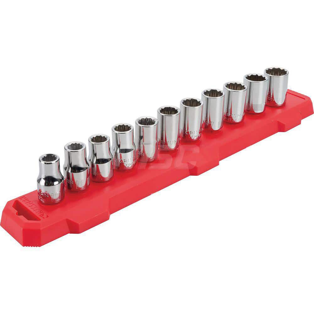 Socket Set: 1/2″ Drive 12 Point, Full Polish