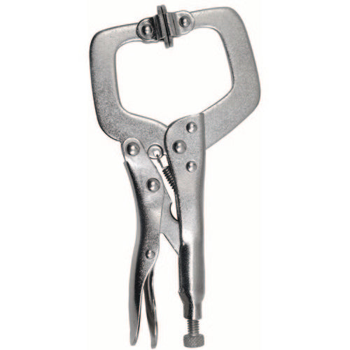 LOCKING C-CLAMP W/SWIVEL PAD 9″ - All Tool & Supply