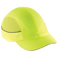 8960 SHORT BRIM LIME BUMP CAP W/LED - All Tool & Supply