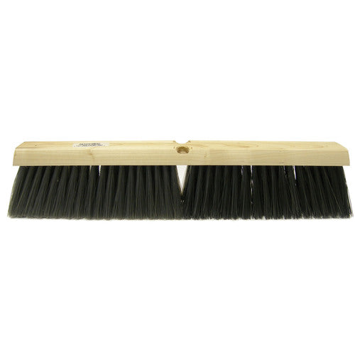 18″ - Black Medium Sweeping Broom Without Handle - All Tool & Supply