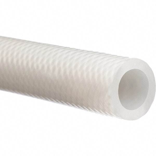 Value Collection - 3/4" ID x 1-1/8" OD, 25' Long, Silicone Reinforced (FDA) Tube - Clear, 360 Max psi, -100 to 440°F - All Tool & Supply