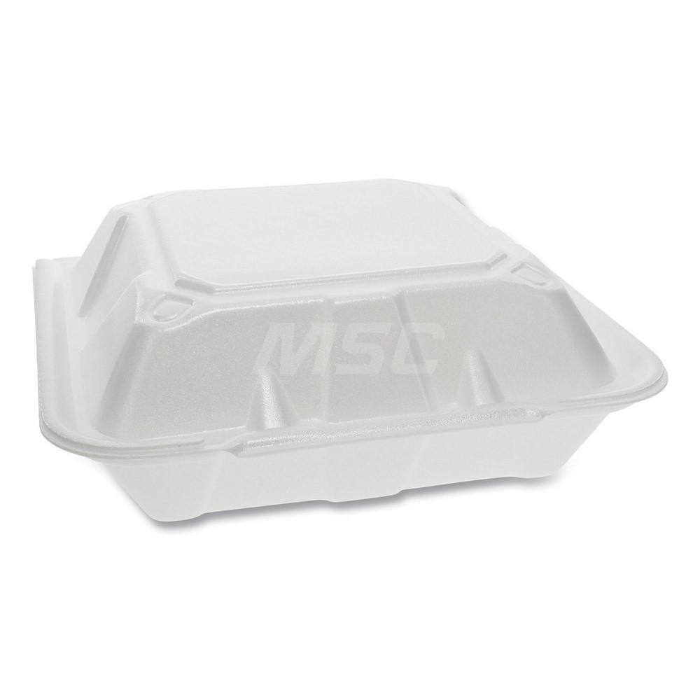 Food Containers; Container Type: Food Storage Container; Shape: Square; Overall Height: 3.25 in; Lid Type: Hinged Lid; Height (Decimal Inch): 3.25 in; Type: Food Storage Container