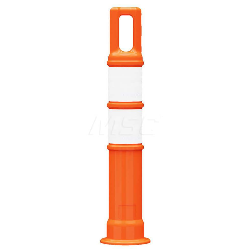 Traffic Barrels, Delineators & Posts; Type: Handle Top Delineator; Material: LDPE; Reflective: Yes; Base Needed: Yes; Height (Inch): 42; Width (Inch): 4-1/2; Additional Information: Sub Brand: Watchtower ™; Sheeting Grade: Diamond; Series: 7342; Stripe Wi