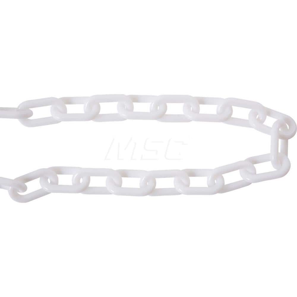 Plastic Chain: Outdoor or' Longdoor, 1.5, 50 ' Long, White, Polyethylene