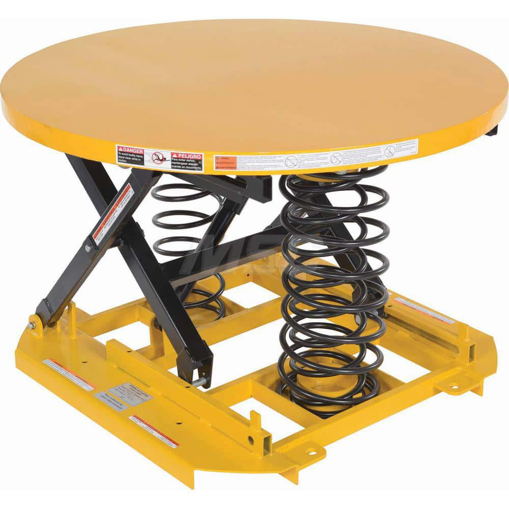 Mobile Battery Lift Table: 4,500 lb Capacity, 9 to 27-3/4″ Lift Height, 43-5/8″ Platform Width, 43-5/8″ Platform Length