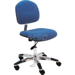 Task Chair: Fabric, Navy Blue