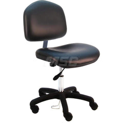 Task Chair: Vinyl, Black