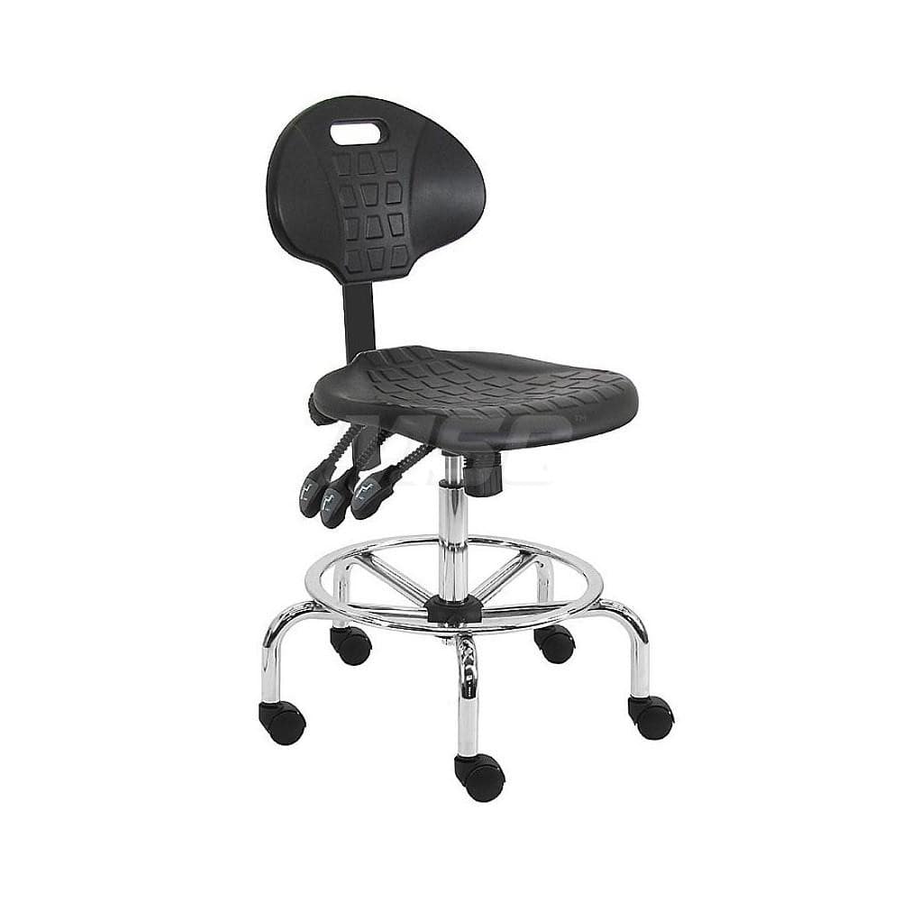 Task Chair: Polyurethane, Black