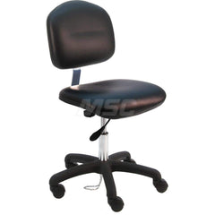 Task Chair: Vinyl, Black