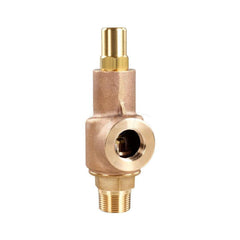 1-1/4 Mnpt X 1-1/4 Fnpt Brass/Bronze Series 69 Non Code Liquid Relief Valve - Metal Seating - Closed Cap Set 20 Psi  Range 15-25