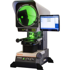 Optical Comparator: Horizontal & Vertical Orientation, 10x Magnification 4″ Y-Axis Travel, 7.874″ X-Axis Travel, 0.0001″ Resolution