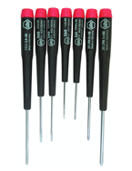 7 Piece - Precision Slotted & Phillips Screwdriver Set - #26190 - Includes: Phillips #00 - 1 Slotted 1.5 - 3mm - All Tool & Supply