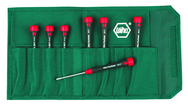 8 Piece - .028 - 1/8 - PicoFinish Precision Hex Screwdriver Inch Set In Pouch - All Tool & Supply