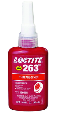 263 threadlocker Red High Strength - 50ml - All Tool & Supply