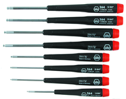 8 Piece - .050 - 5/32" - Precision Ball End Hex Inch Screwdriver Set - All Tool & Supply