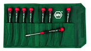 8 Piece - 3/32 - 1/4" - PicoFinish Precision Inch Nut Driver Set in Canvas Pouch - All Tool & Supply