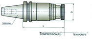 NO.1 V40 TENS/COMP TAP HOLDER - All Tool & Supply