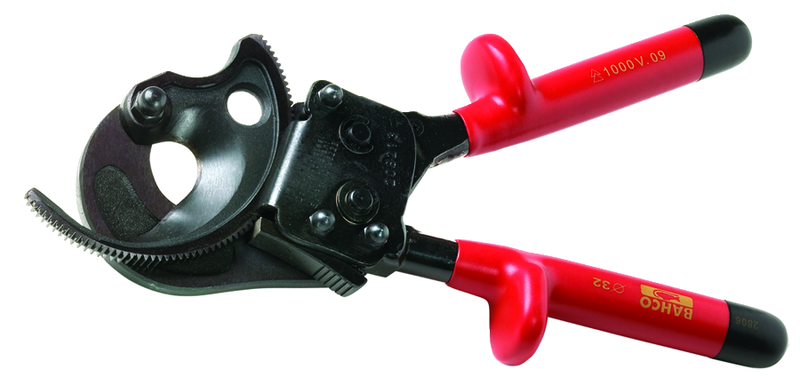 1000V Insulated Ratchet Action Cable Cutter - 52mm Cap - All Tool & Supply