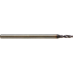 M.A. Ford - 1.45mm, 143° Point, Solid Carbide Micro Drill Bit - Exact Industrial Supply