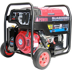 AI Power - Portable Power Generators; Fuel Type: Gasoline; Propane ; Starting Method: Electric/Manual ; Wattage: 6000 ; Wattage (kW): 6 ; Run Time Full Load (Hours): 4.00 ; Horsepower (HP): 8 - Exact Industrial Supply