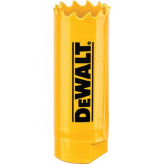 DeWALT - Hole Saws; Saw Diameter (Inch): 15/16 ; Cutting Depth (Inch): 1-3/4 ; Saw Material: Bi-Metal ; Cutting Edge Style: Toothed Edge ; Material Application: Metal; Plastic; Wood - Exact Industrial Supply