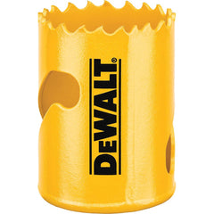 DeWALT - Hole Saws; Saw Diameter (Inch): 1-11/16 ; Cutting Depth (Inch): 1-3/4 ; Saw Material: Bi-Metal ; Cutting Edge Style: Toothed Edge ; Material Application: Metal; Plastic; Wood - Exact Industrial Supply