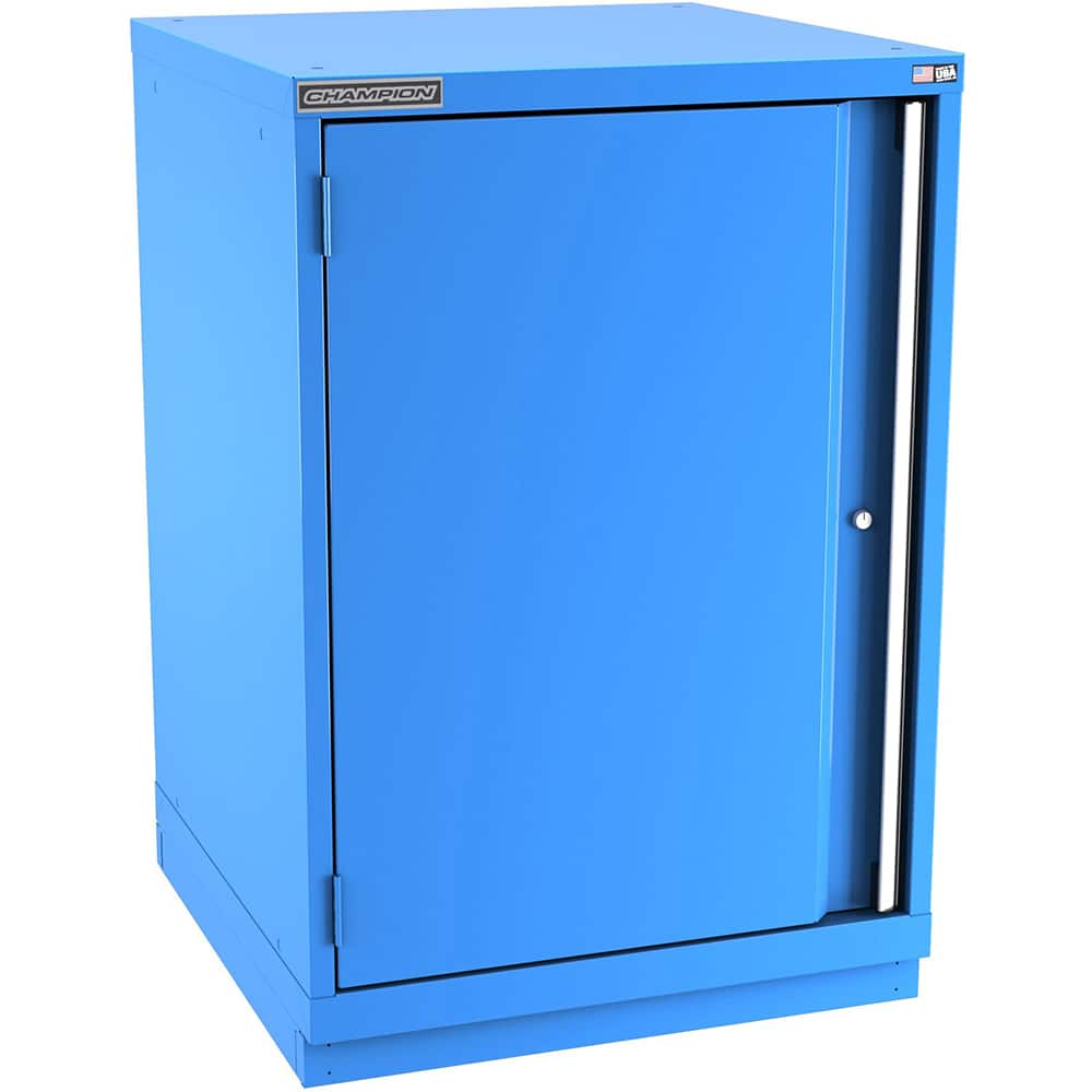 Champion Tool Storage - Storage Cabinets; Type: Counter-Height Standard Wide Door Cabinet ; Width (Inch): 28-1/4 ; Depth (Inch): 28-1/2 ; Height (Inch): 41-3/4 ; Number of Shelves: 3 ; Material: Steel - Exact Industrial Supply