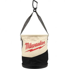 Milwaukee Tool - 2 Pocket, Canvas, Tan/Black Bucket Tool Organizer - All Tool & Supply