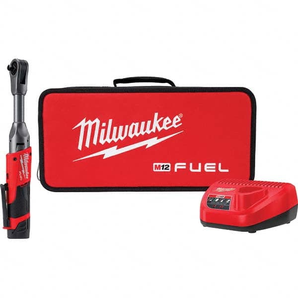 Milwaukee Tool - Cordless Impact Wrenches & Ratchets Voltage: 12.0 Drive Size (Inch): 3/8 - All Tool & Supply