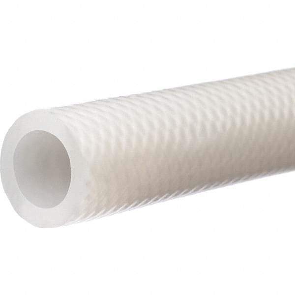 Value Collection - 1" ID x 1-3/8" OD, 2' Long, Silicone Reinforced (3A) Tube - Clear, 360 Max psi, -100 to 440°F - All Tool & Supply