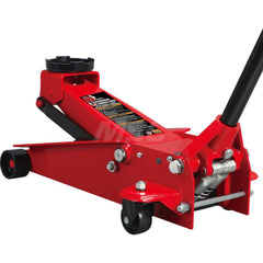 Big Red - Service & Floor Jacks; Type: Floor Jack ; Load Capacity (Ton): 3 Tons ; Load Capacity (Lb.): 6000.000 ; Minimum Height (Inch): 5-1/8 ; Maximum Height (Inch): 18-5/16 - Exact Industrial Supply