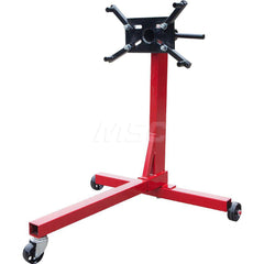 Big Red - Jack Stands & Tripods; Jack Stand Type: Engine Stand ; Load Capacity (Lb.): 750.000 ; Load Capacity (Ton): 3/8 (Inch); Minimum Height (Inch): 30-1/2 ; Maximum Height (Inch): 30-1/2 ; Additional Information: (4) Adjustable Arms; 360 Degree Rotat - Exact Industrial Supply