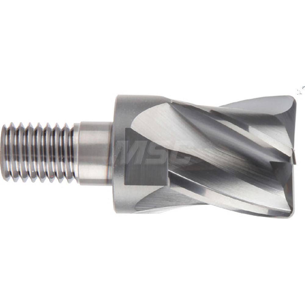 YG-1 - Corner Radius & Corner Chamfer End Mill Heads; Mill Diameter (Inch): 5/8 ; Mill Diameter (Decimal Inch): 0.6250 ; End Type: Corner Radius ; Corner Radius (Decimal Inch): 0.0400 ; Number of Flutes: 4 ; Material: Carbide - Exact Industrial Supply