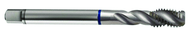 3/8-24 2B 3-Flute Cobalt Blue Ring Semi-Bottoming 40 degree Spiral Flute Tap-Bright - All Tool & Supply