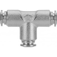 Push-to-Connect Tube Fitting: 1/2″ Thread, 1/2″ OD Stainless Steel, 290 psi