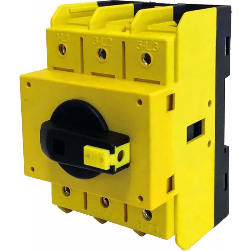 Automation Systems Interconnect - Cam & Disconnect Switches; Enclosure Type: Open ; Fused: NonFused ; Amperage: 160 ; Contact Form: 3PST ; Voltage: 600 VAC ; Horsepower at 1 Phase: 25 @ 230 VAC - Exact Industrial Supply