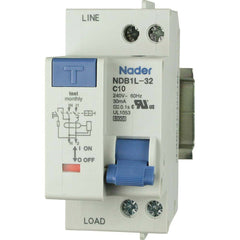 Automation Systems Interconnect - Circuit Breakers; Circuit Breaker Type: Ground Fault Circuit Breaker ; Amperage: 10 ; Number of Poles: 1 ; Breaking Capacity: 4.5kA @230/240VAC ; Tripping Mechanism: Thermal-Magnetic ; Terminal Connection Type: Screw