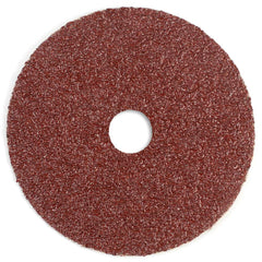 Superior Abrasives - Fiber Discs; Disc Diameter (Inch): 5 ; Abrasive Material: Aluminum Oxide ; Grit: 24 ; Center Hole Size (Inch): 7/8 ; Backing Material: Fiber ; Flexible: No - Exact Industrial Supply