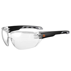 Ergodyne - Safety Glasses; Type: Safety ; Lens Color Family: Clear ; Lens Color: Clear ; Lens Coating: Anti-Fog; Scratch Resistant ; Frame Style: Frameless ; Metal Frame: No - Exact Industrial Supply